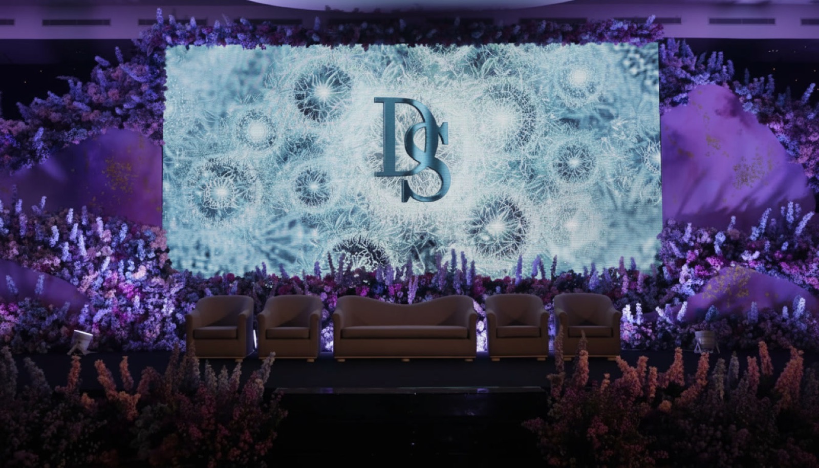 Backdrop pelaminan wedding D & S.