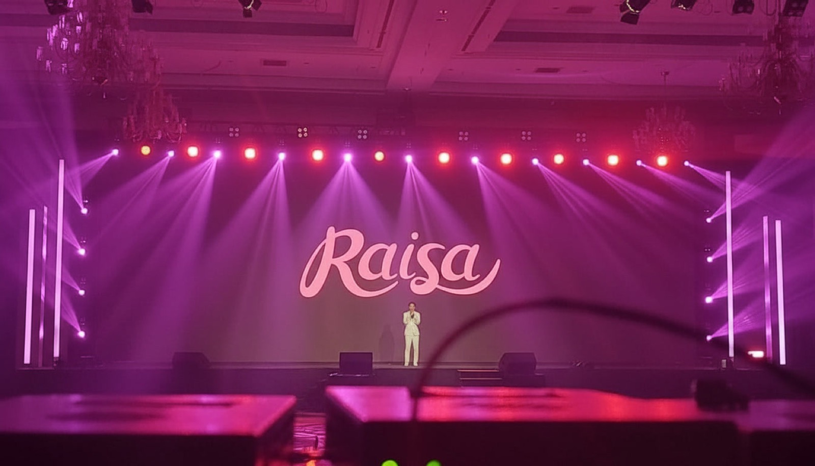 LED screen konser Raisa.